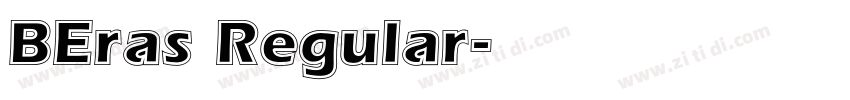 BEras Regular字体转换